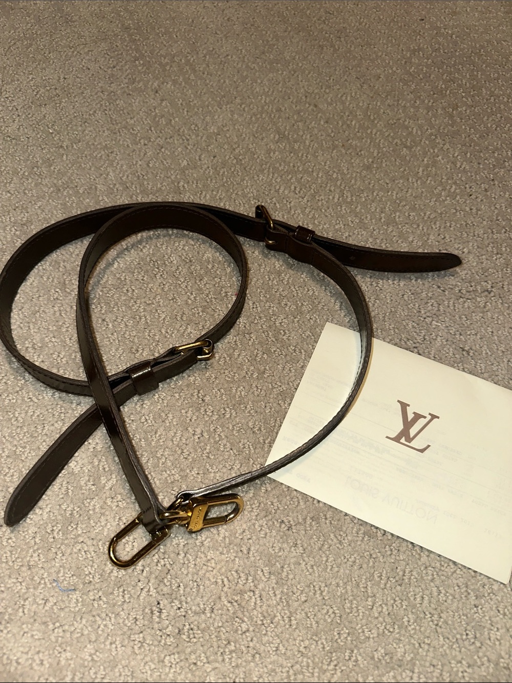 Authentic Louis Vuitton Epi Crossbody Strap